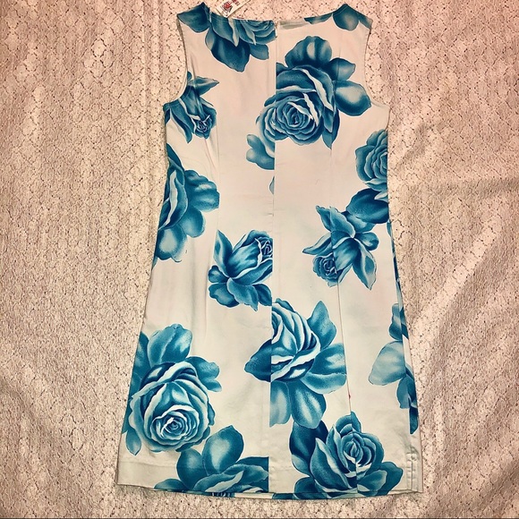 NWT Talbots Kids Girls Size 10 White Blue Dress - Picture 7 of 8